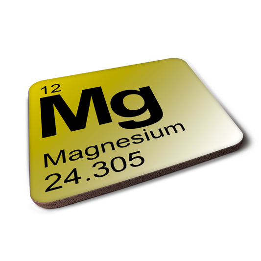 Magnesium (Mg) - Periodic Table Element Coaster
