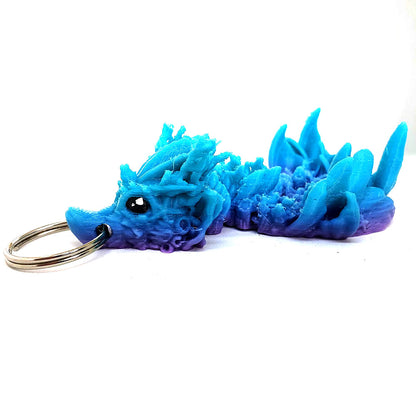 Coral Reef Dragon Wyrmling Keychain Blind Bag