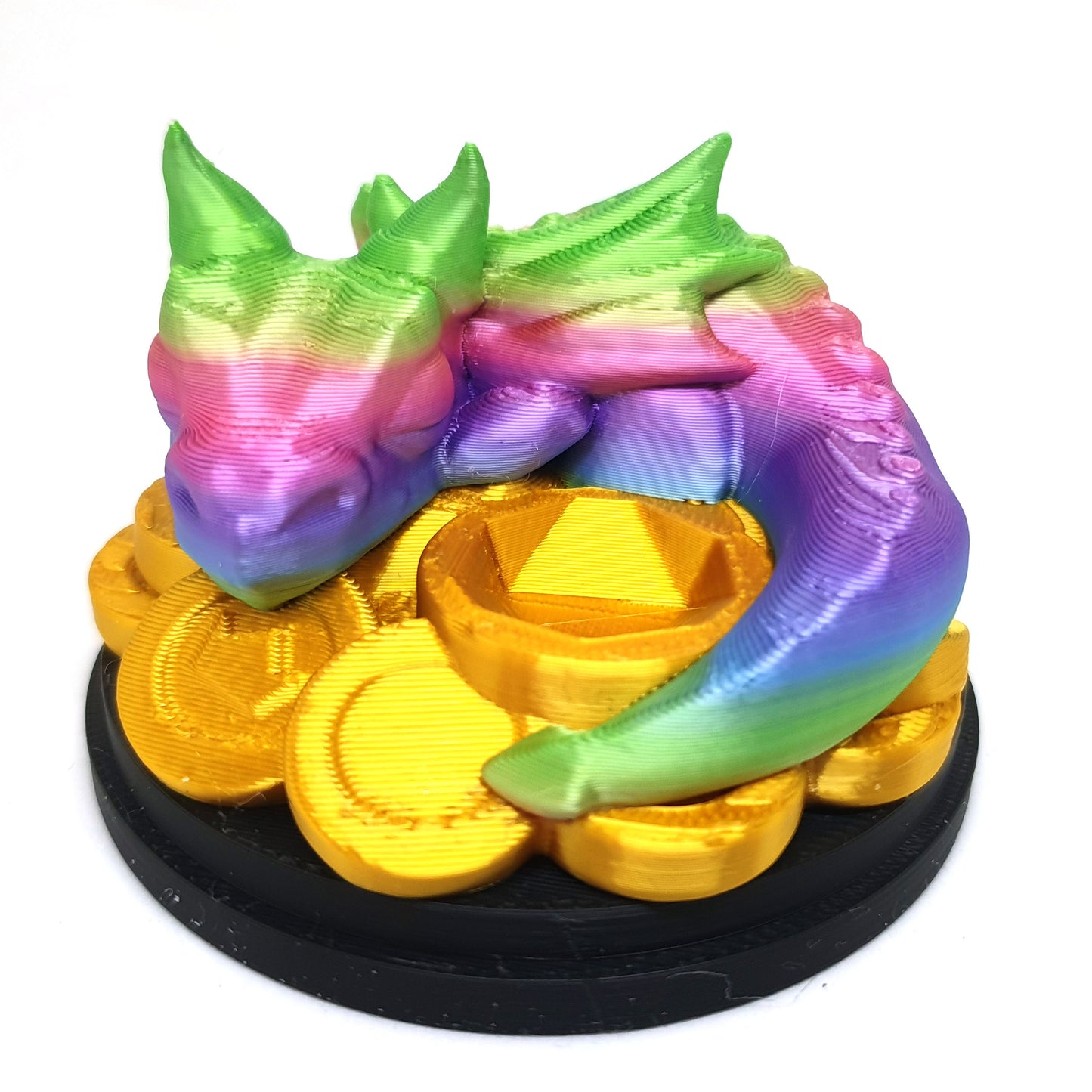 Baby Dragon On Coins Dice Guardian