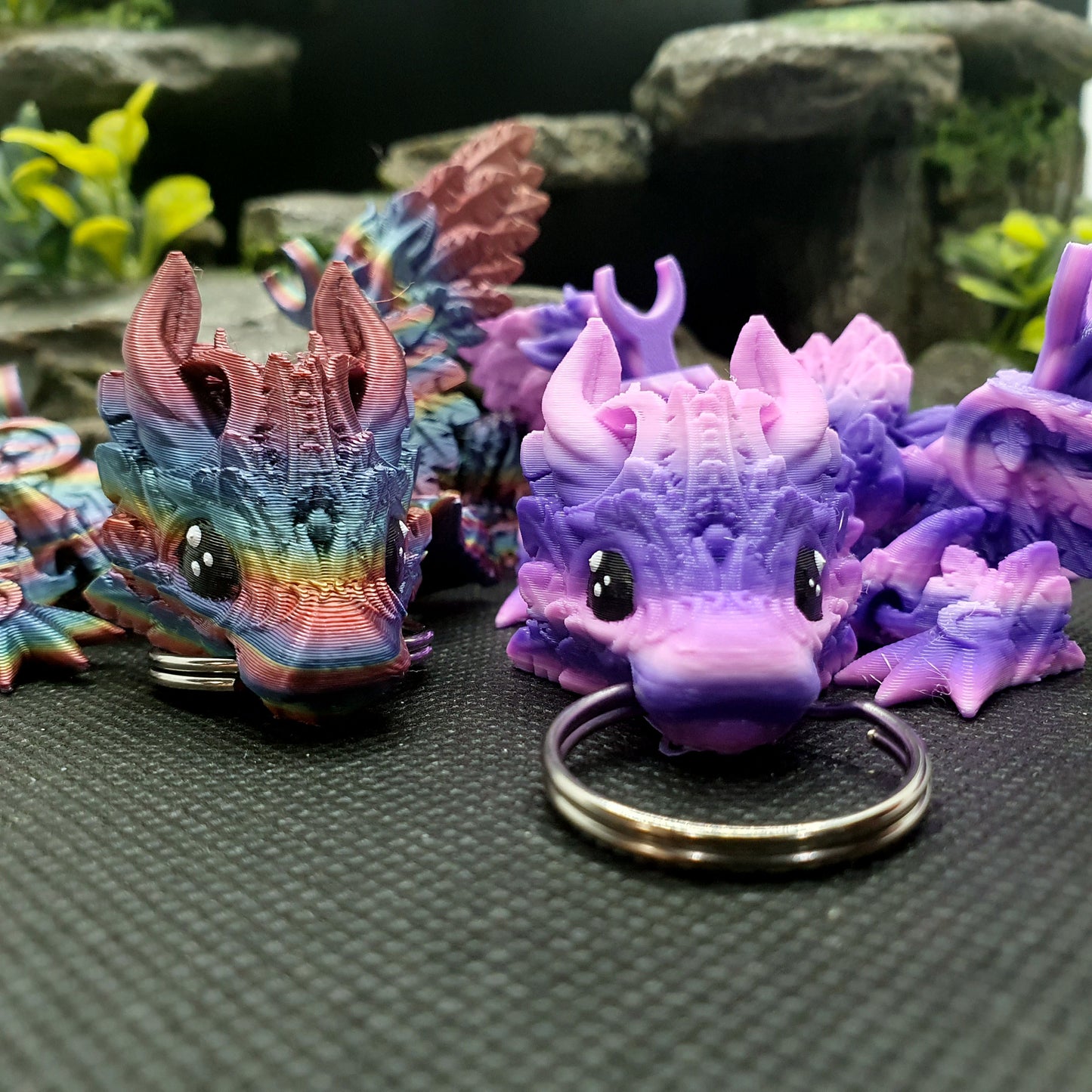 Lunar Wing Dragon Wyrmling Keychain Blind Bag