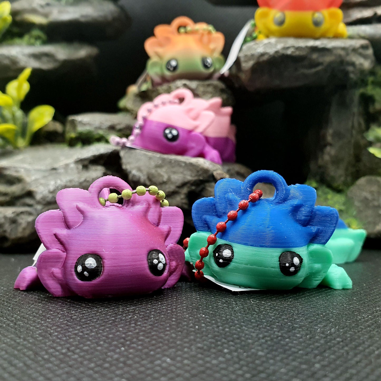 Axolotl Tadling Cute Articulated Keychain Fidget Blind Bag