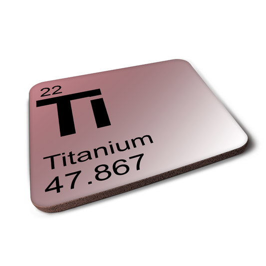 Titanium (Ti) - Periodic Table Element Coaster