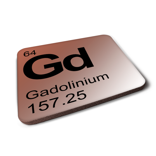 Gadolinium (Gd) - Periodic Table Element Coaster