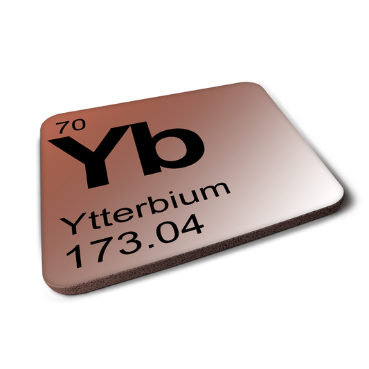 Ytterbium (Yb) - Periodic Table Element Coaster