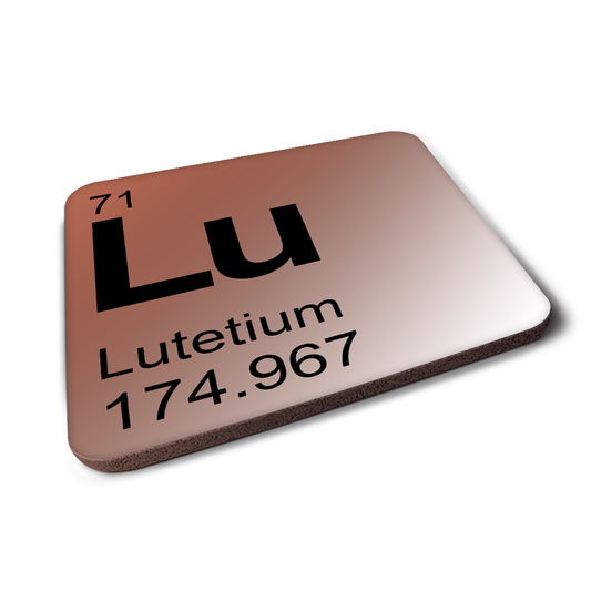 Lutetium (Lu) - Periodic Table Element Coaster