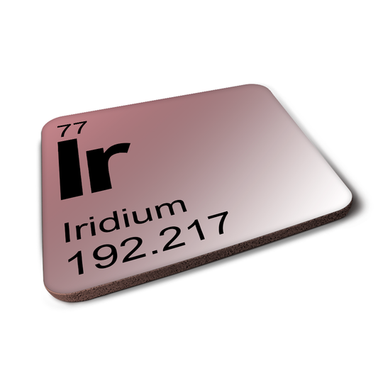 Iridium (Ir) - Periodic Table Element Coaster