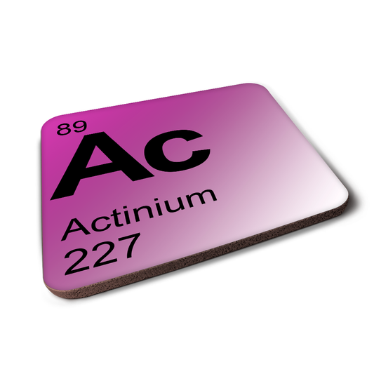 Actinium (Ac) - Periodic Table Element Coaster