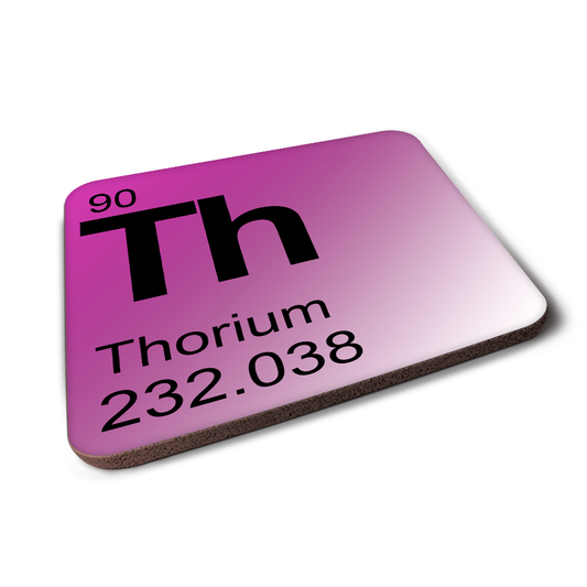 Thorium (Th) - Periodic Table Element Coaster