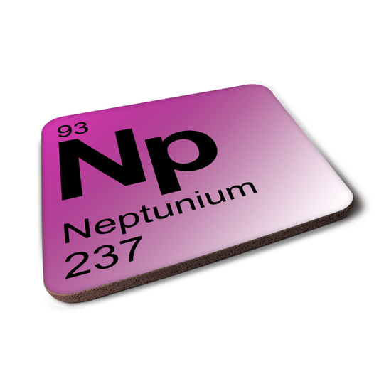 Neptunium (Np) - Periodic Table Element Coaster