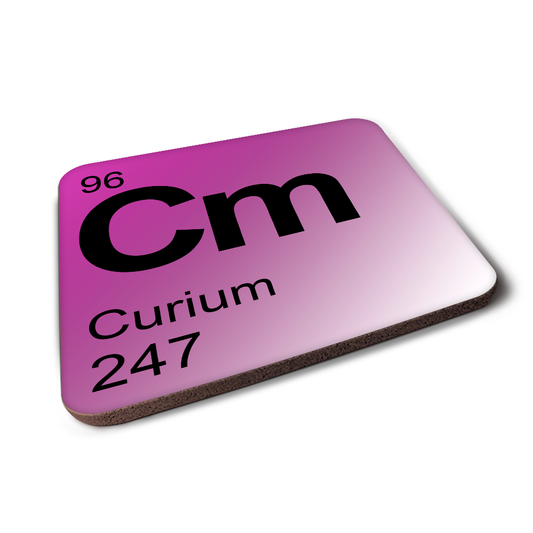Curium (Cm) - Periodic Table Element Coaster