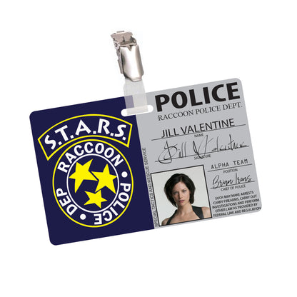 Raccoon City STARS Cosplay ID Card