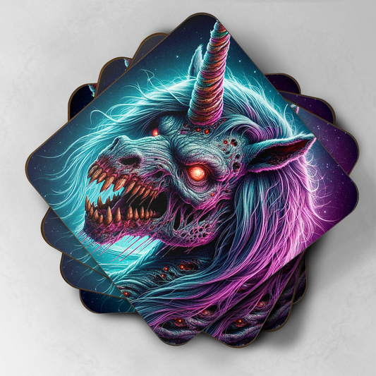 Zombie Unicorn Coaster