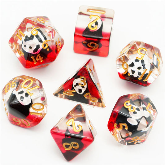 UDIXI Entombed Dice Set - Ghost Face