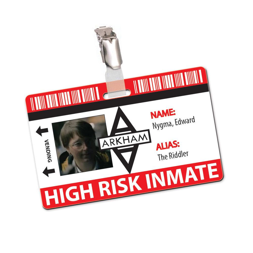 Arkham Asylum Inmate Cosplay ID Card