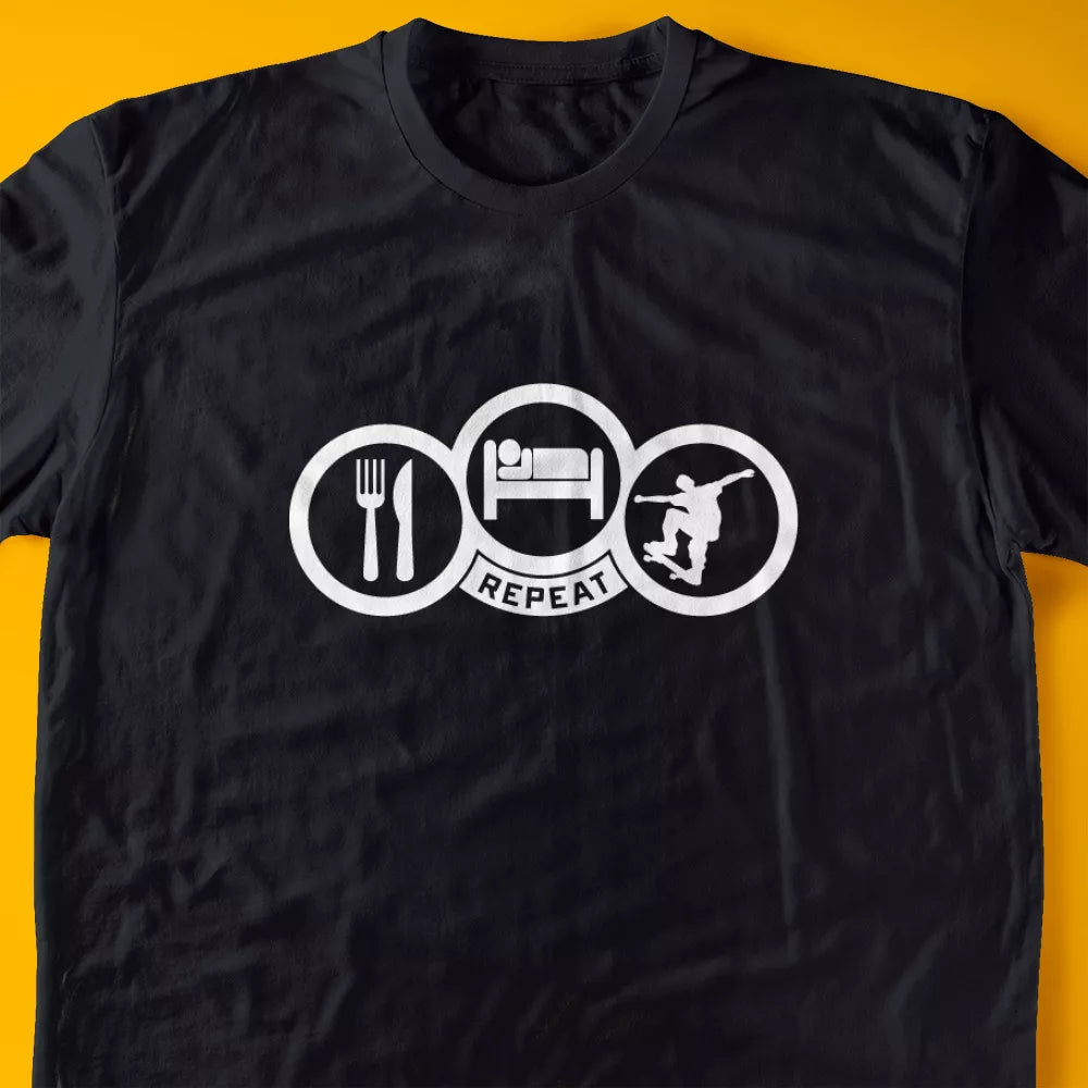 Eat, Sleep, Skateboard T-Shirt