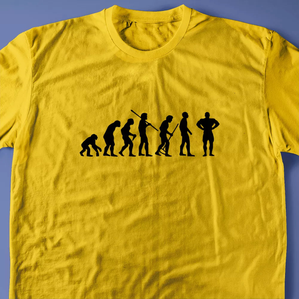 Evolution of a Bodybuilder T-Shirt