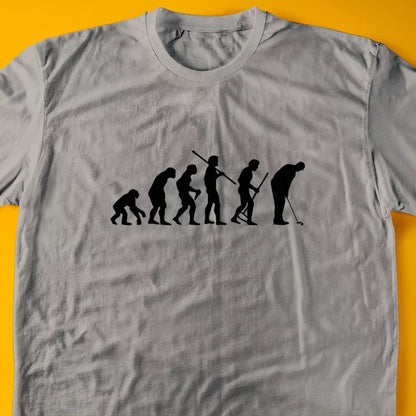 Evolution of a Golfer T-Shirt