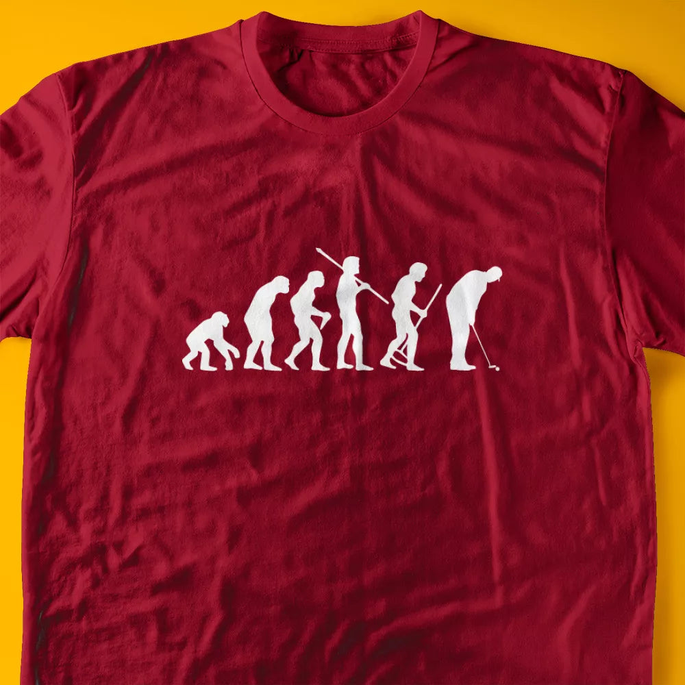 Evolution of a Golfer T-Shirt