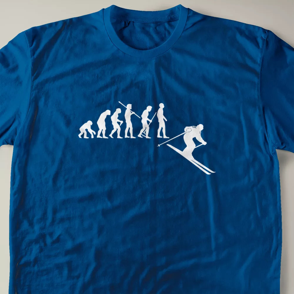 Evolution of a Skier T-Shirt