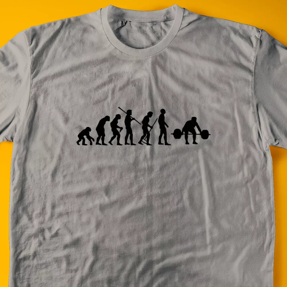 Evolution of a Weight Lifter T-Shirt