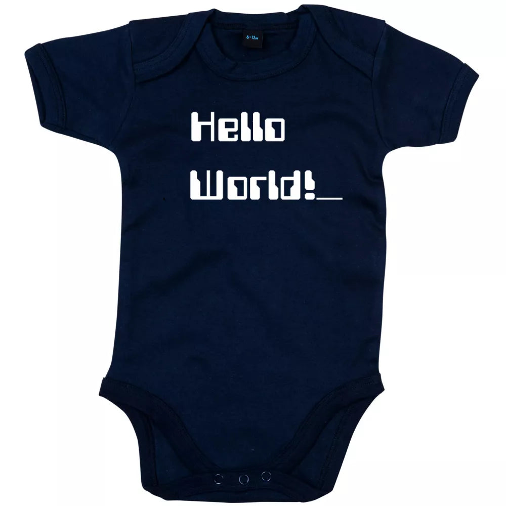 Hello World - Geeky Cute Babygrow
