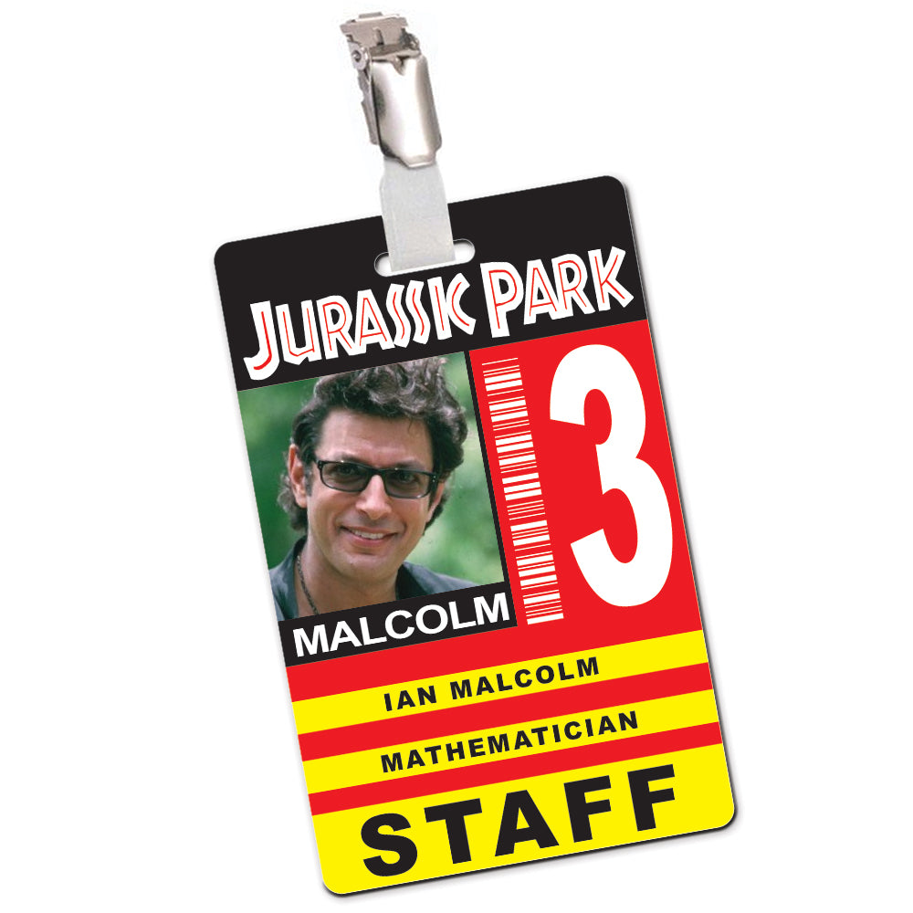 Jurassic Park Cosplay ID Card