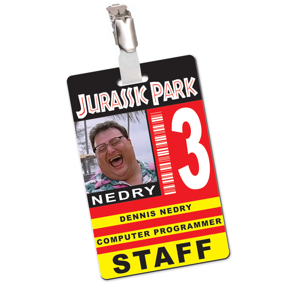 Jurassic Park Cosplay ID Card