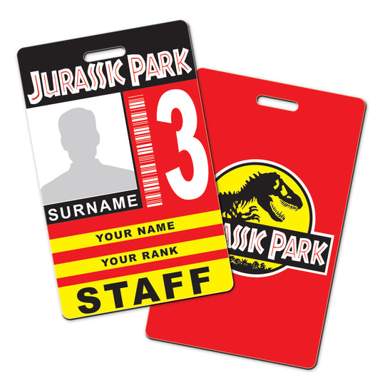 Jurassic Park Personalised Cosplay ID