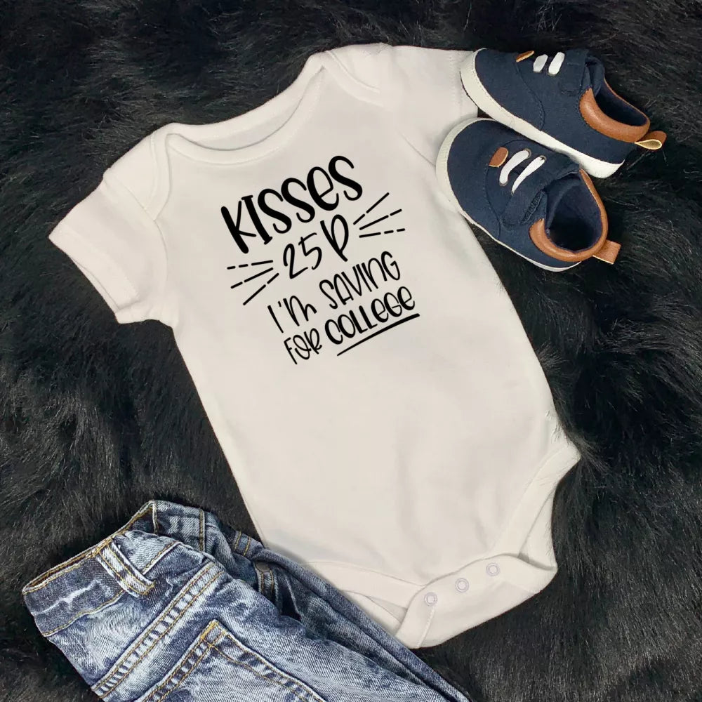 Kisses 25p Babygrow