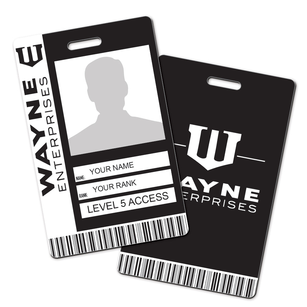 Wayne Industries Personalised Cosplay ID