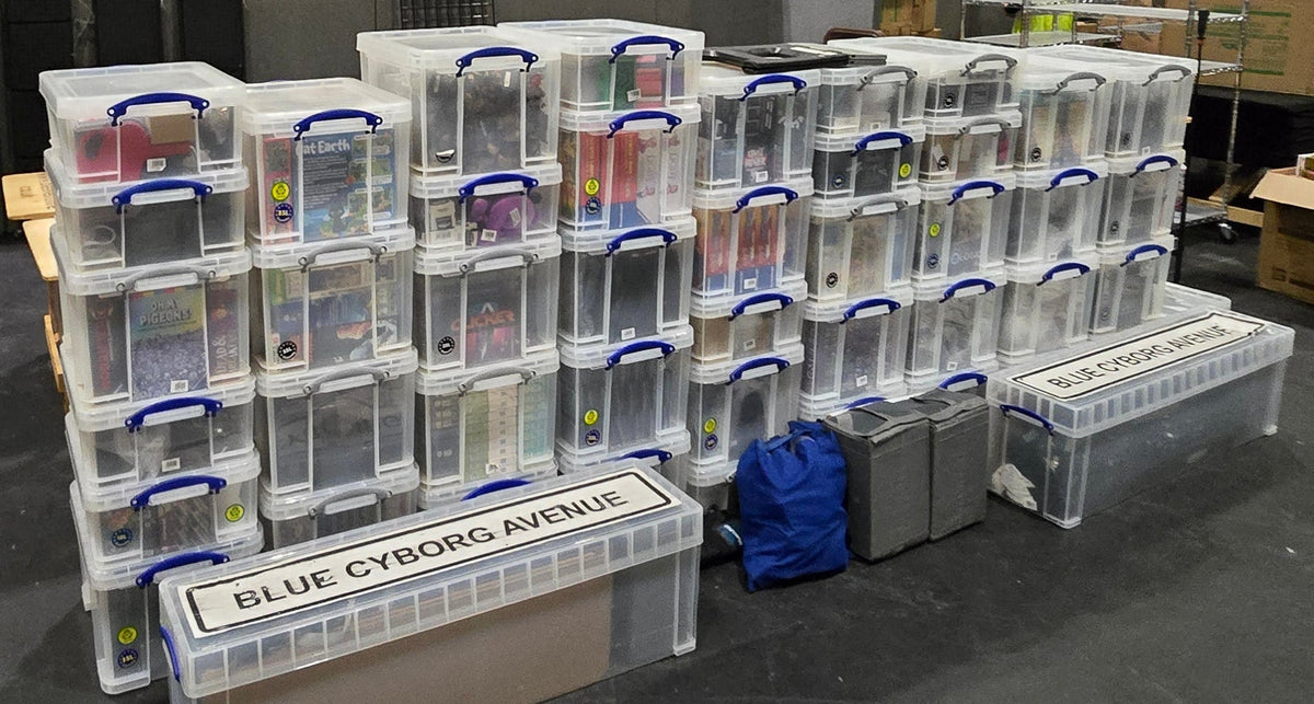 43 Boxes, One Hour to Set Up, and Four Hours of Trading