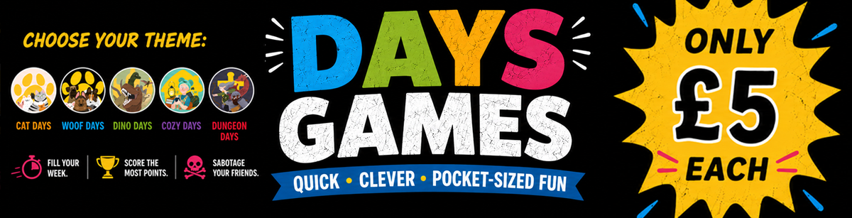 The Hugely Popular Days Games Are Back In Stock!