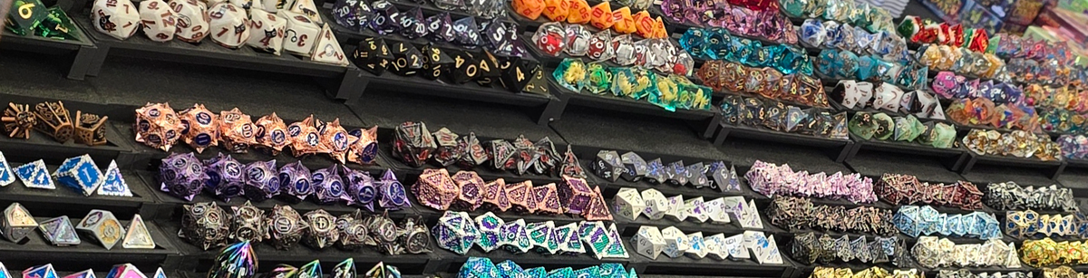 Loads of New Metal Dice Have Arrived, With Fresh Sci-Fi Sets, Hollow Skulls, Dragon Dice, Floral Favourites and Even More on the Way