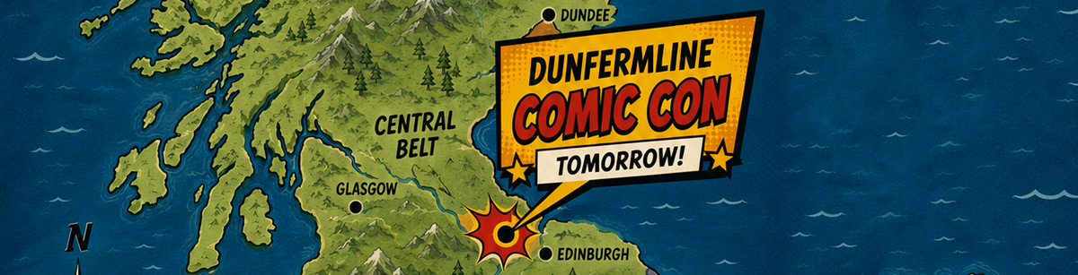 Dunfermline Comic Con, New Dice, and the Ongoing War Against Stock Boxes