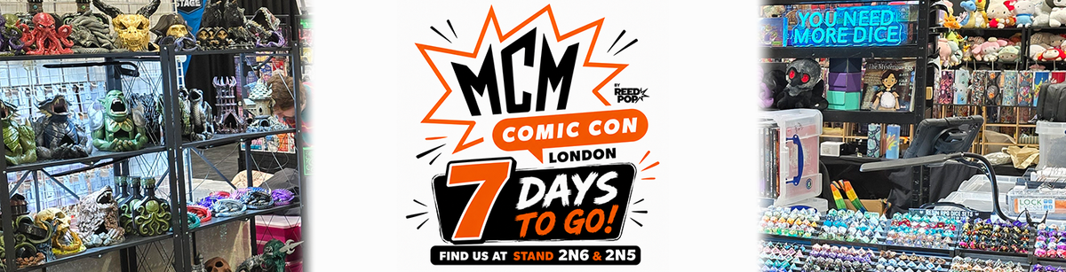 MCM London Comic Con Is Just 7 Days Away, You’ll be able to find BlueCyborg at stand 2N6, 2N5