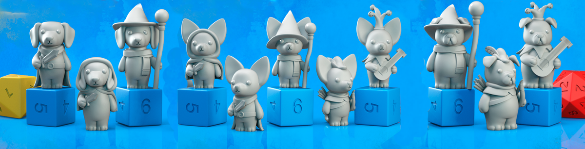 Peanut Pups Have Arrived, Alongside Three Brand-New Peanut Cat Miniature Sets from Found Family Adventurecrafts