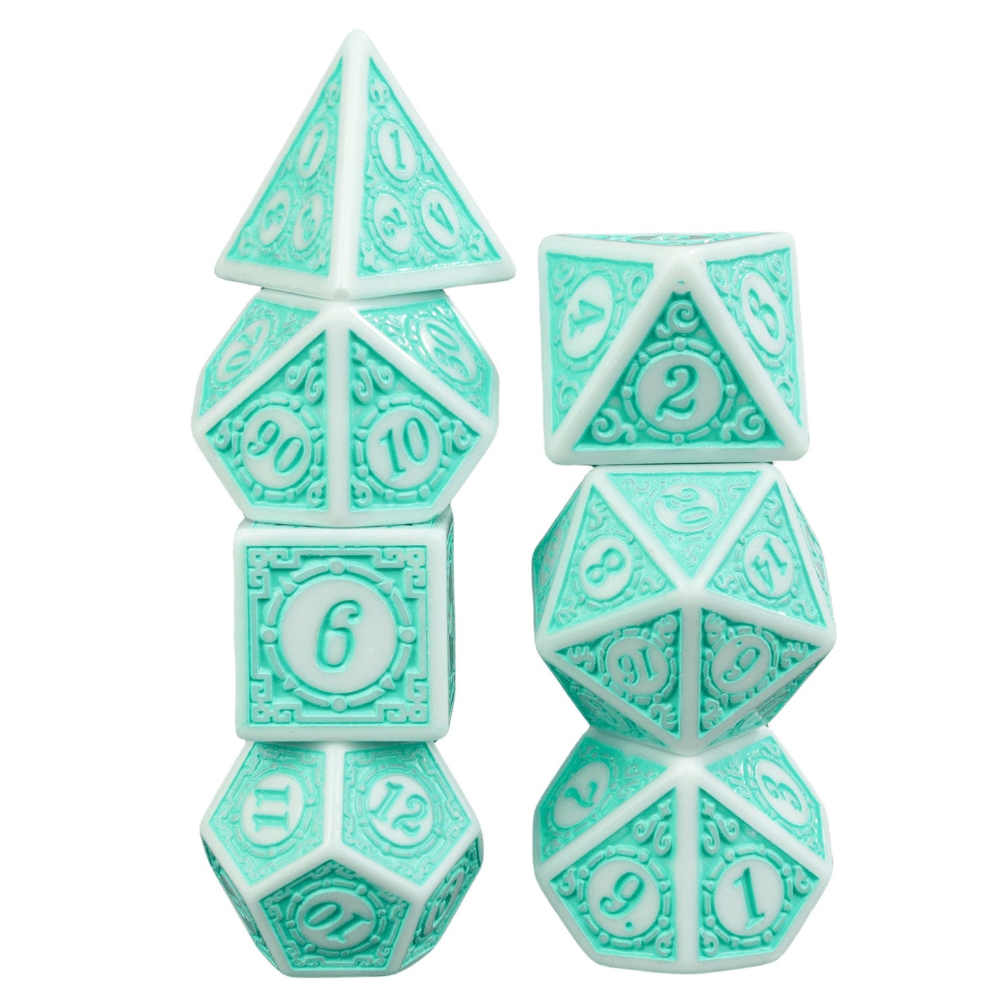 Arcane Orbits Dice Set - Light Green