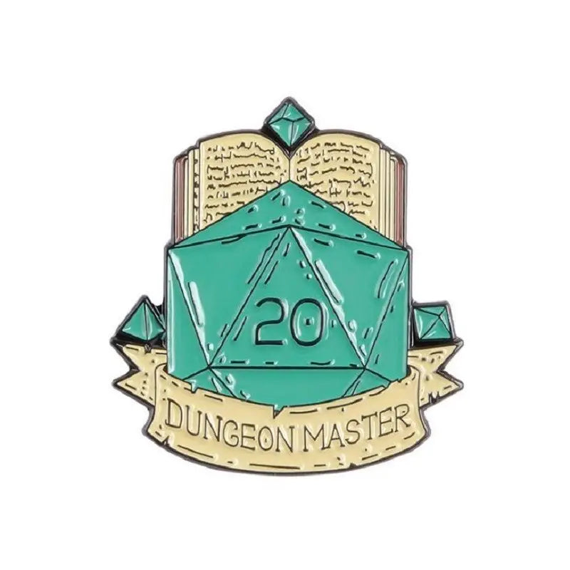 Dungeon Master Tome Enamel Pin Badge