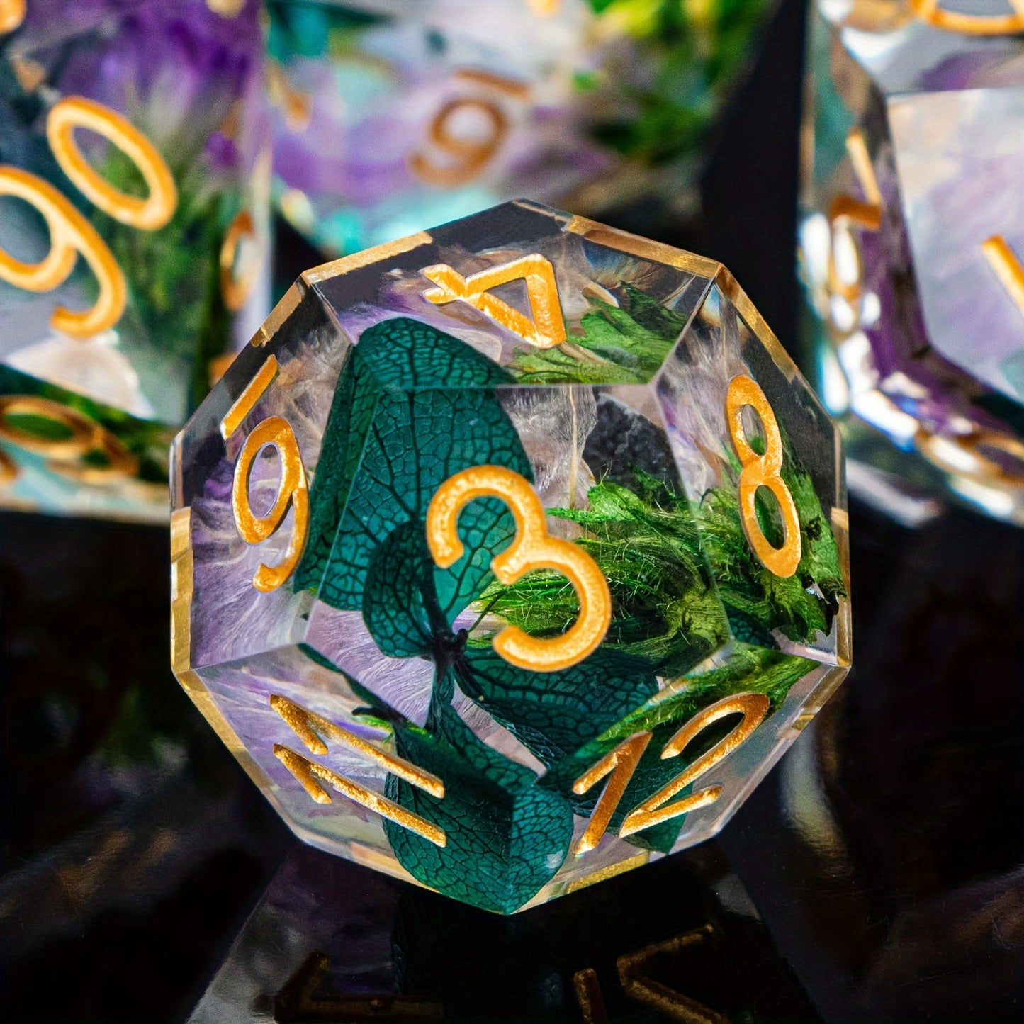 Leprechaun's Luck  - Resin Dice Set