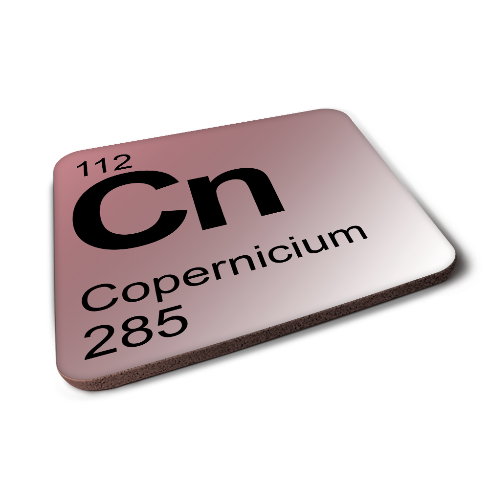 Copernicium (Cn) - Periodic Table Element Coaster