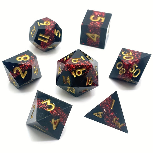 Celestial Marrow - Blood - Resin Dice Set