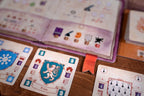 Blazon element cards and central board