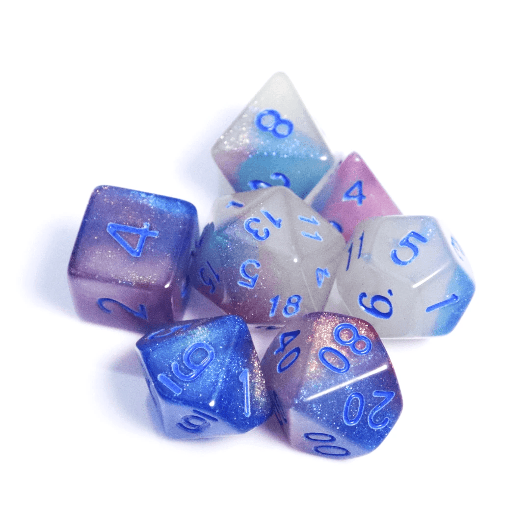 Glow In The Dark Dice Set - Abyssal Radiance