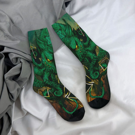 Cthulhu Roll The Dice Socks