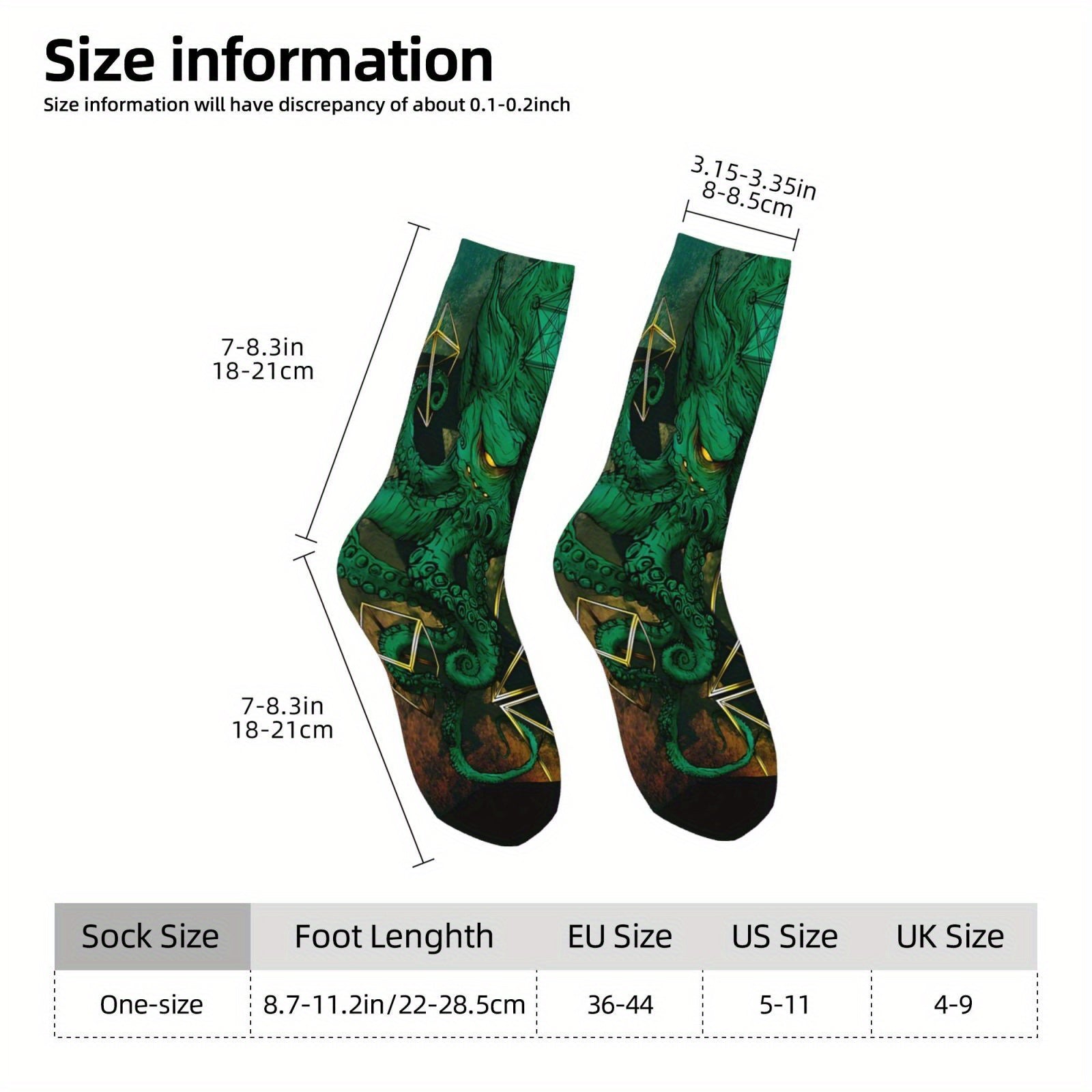 Cthulhu Roll The Dice Socks