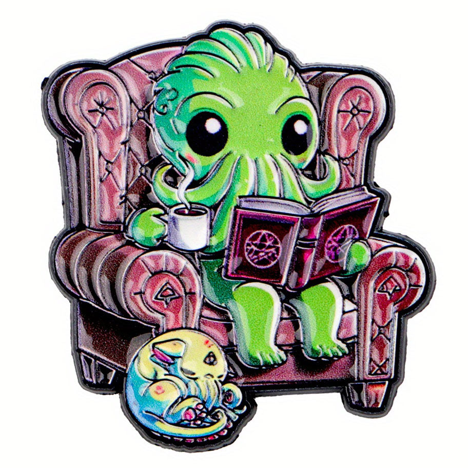 Cosy Cthulhu Enamel Pin Badge