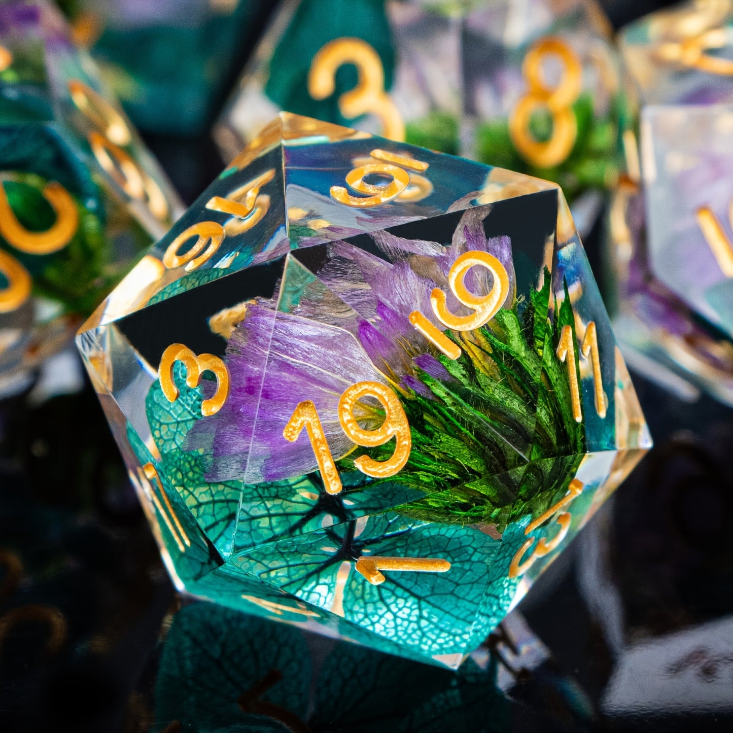 Leprechaun's Luck  - Resin Dice Set