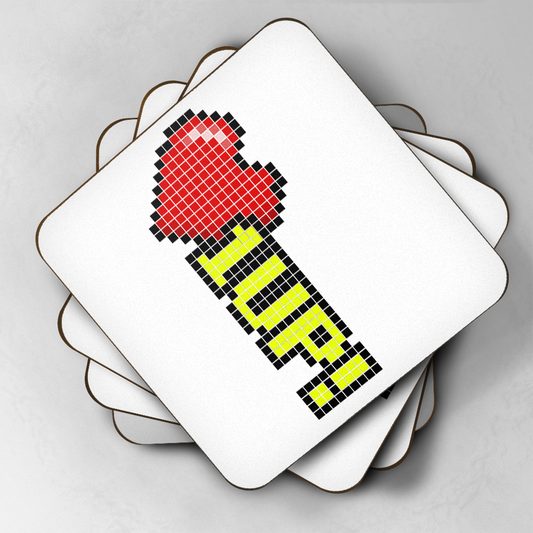 8Bit 1UP Extra Life Coaster