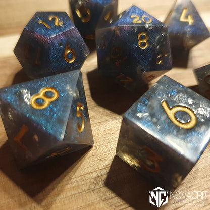 Space Debris - Handmade Resin Dice Set