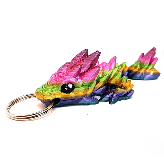 Gemstone Dragon Wyrmling Keychain Blind Bag